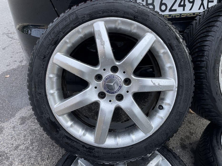 Mercedes джанти 17” C-class Ц-класа със зимни гуми Micheline Alpine 5