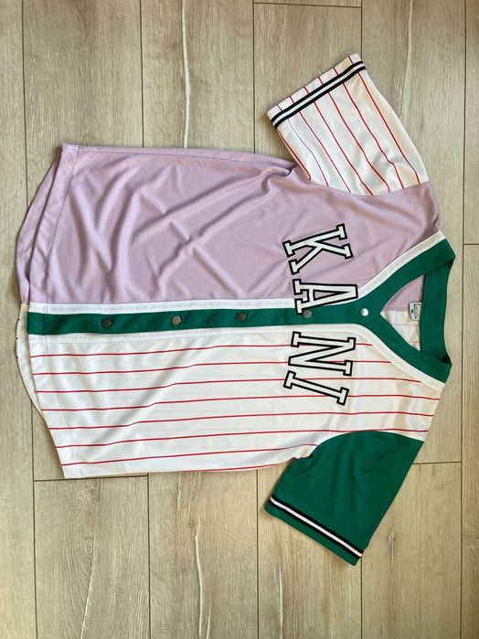 Karl Kani мъжка бейзболна тениска с копчета размер М