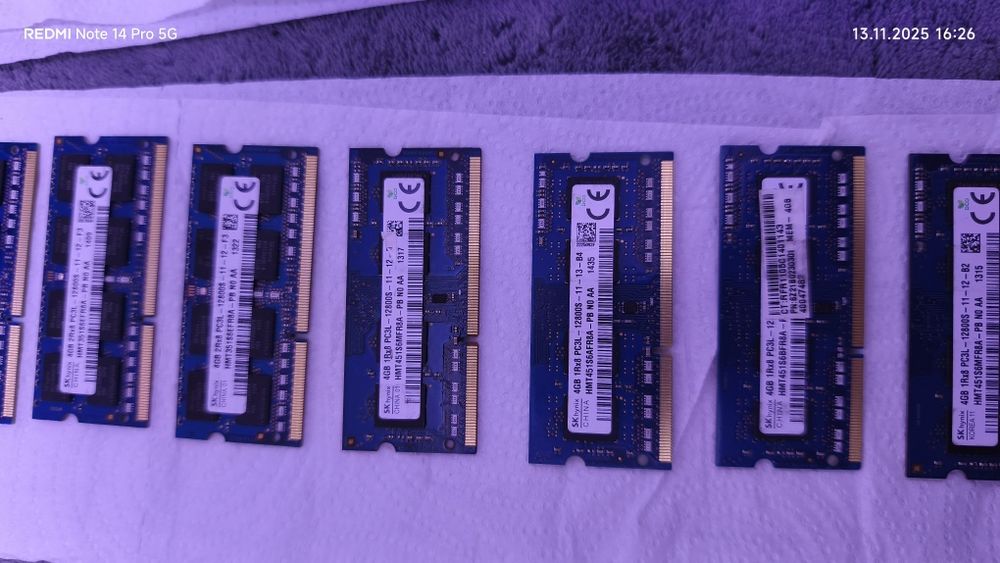 Rami laptop ddr3 32 lei bucata negociabil