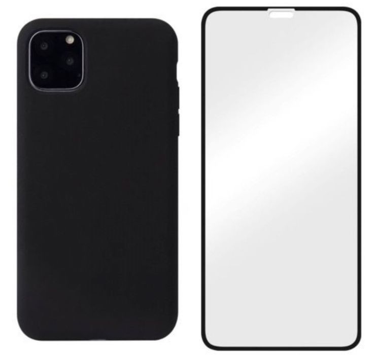 Husa Luxury Catifea +Folie Sticla 21D Iphone 13/14/15/16E PRO MAX PLUS