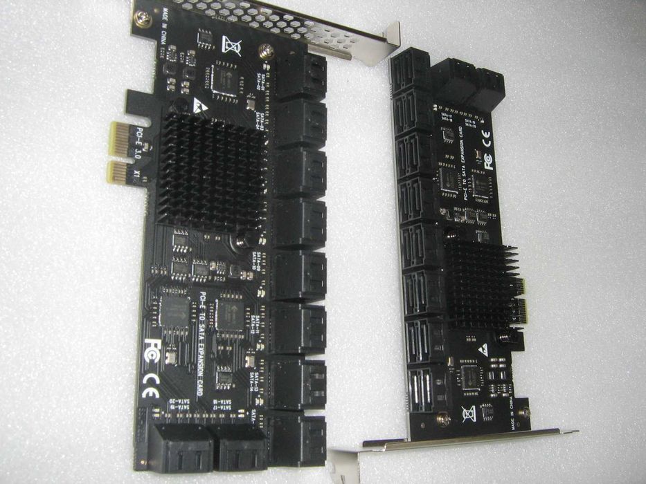 Placi ADAPTOARE PCIe X1 cu 20 de porturi SATA SATA 3.0