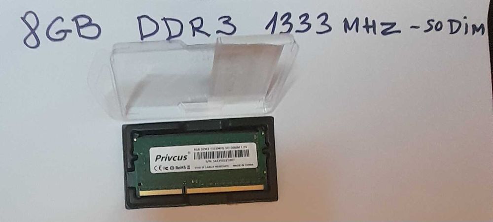 Рам памет за лаптоп DDR 3 - 8 GB - 1333 MHz