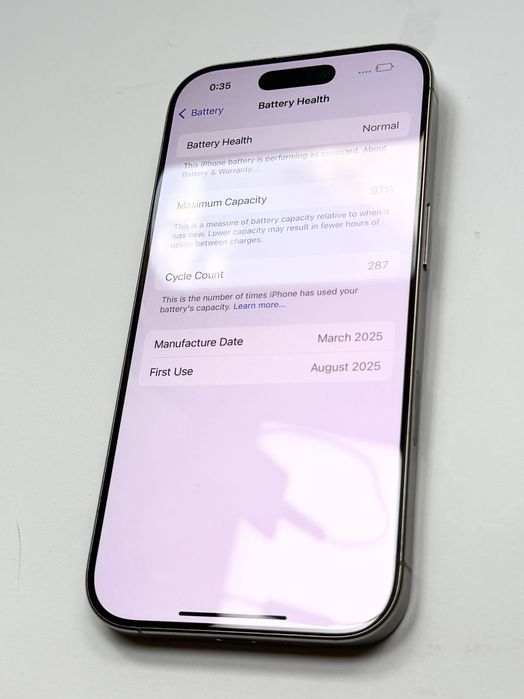 КАТО НОВ! Apple iPhone 16 Pro 128GB Natural Titanium