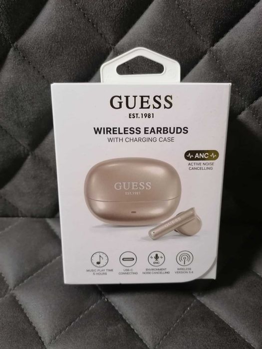 Чисто нови! Guess Безжични слушалки Bluetooth HF GUESS GUTWST88MCTGP