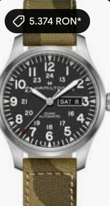 Ceas Hamilton Khaki Field Day Date Automatic