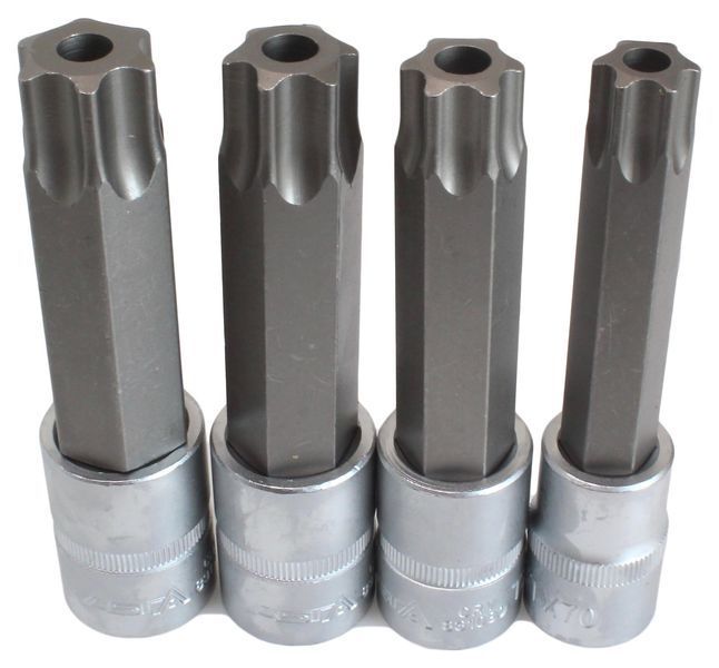 Комплект бита торкс с отвор 1/2 t70-t100