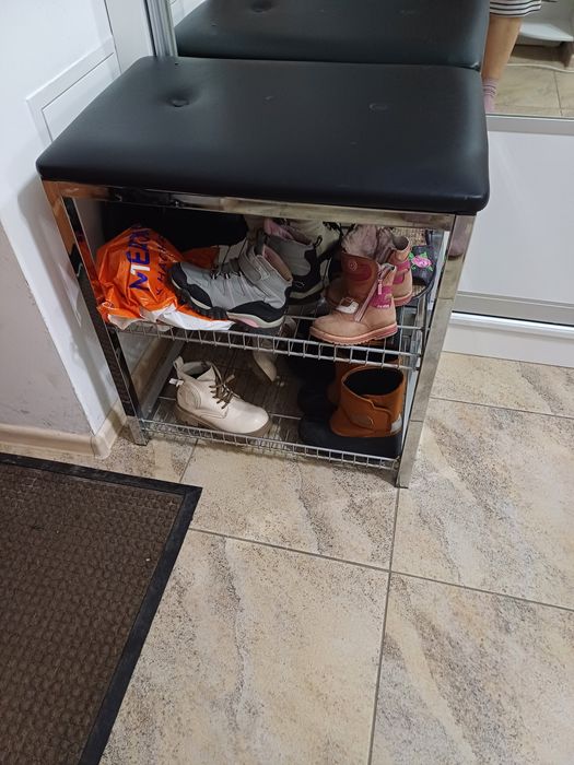 Сиденье с полками для обуви