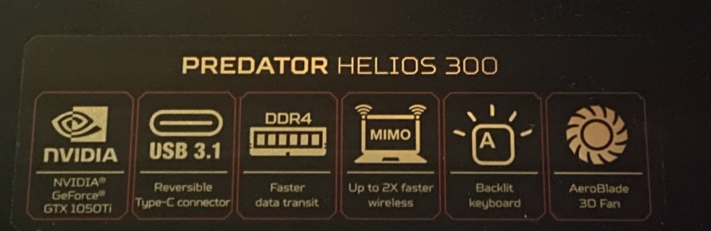 Продам ноутбук Acer Predator Helios 300