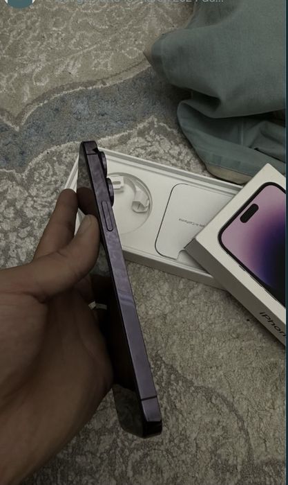 iPhone 14 Pro Max LL/A Purple ideal kar dak full
