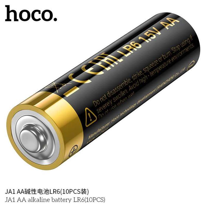 Hoco JA1 LR06 AA 1.5V Alkaline щелочная батарейка повышенной ёмкости