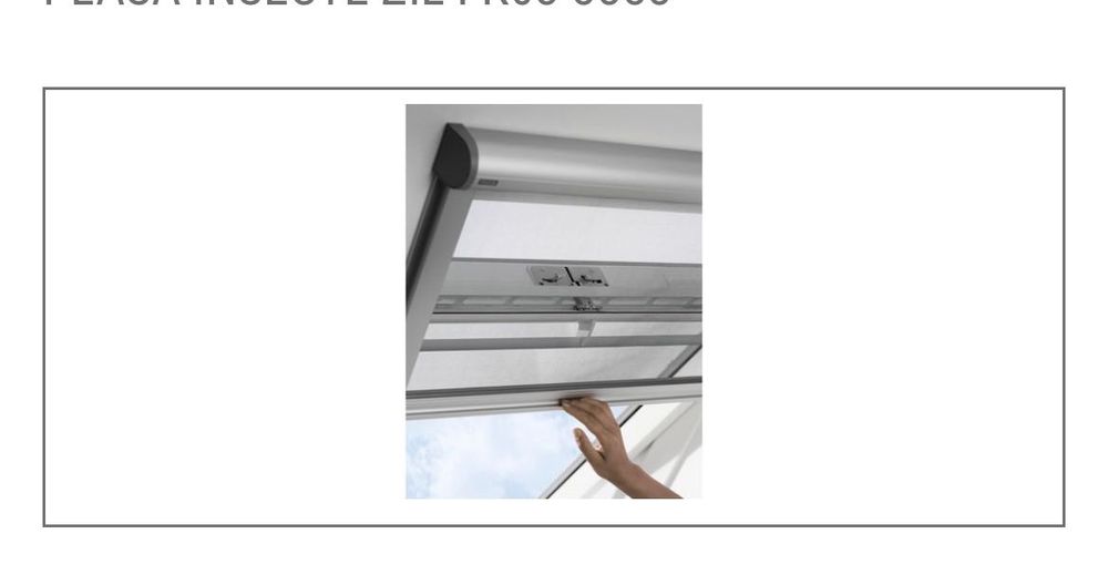 Velux plasa pentru insecte