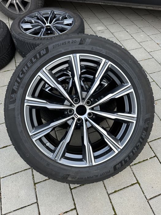 jante bmw x5 x6 g05 g06 m packet anvelope 275 45 20 michelin