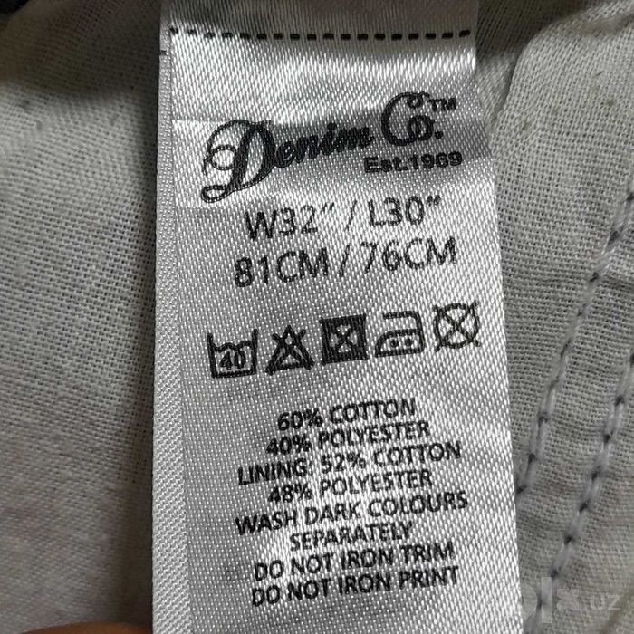Primark Джинсы на Болтах  W33-34р