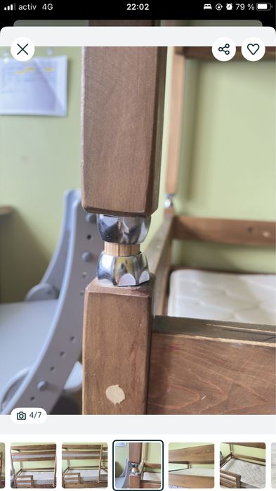 Продам кровать двухярусную.