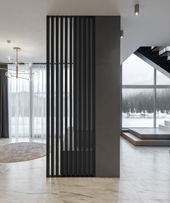 Riflaj din lemn masiv de frasin stejar