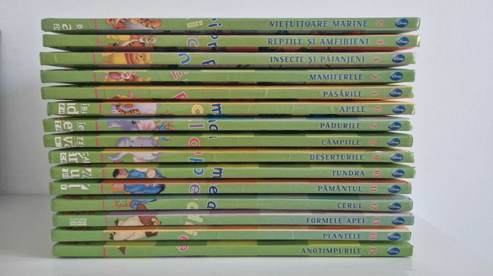 DISNEY Prima Mea Enciclopedie cu WINNIE URSULETUL (15 volume complet)