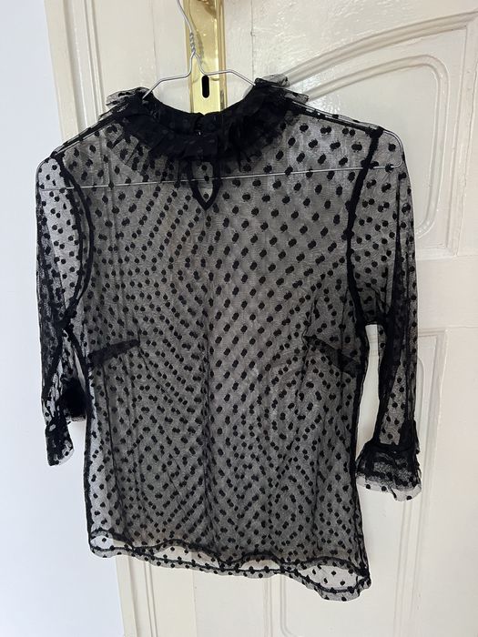 Bluza tulle cu buline