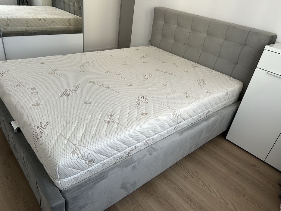 Pat 140/200 cu saltea inclusa