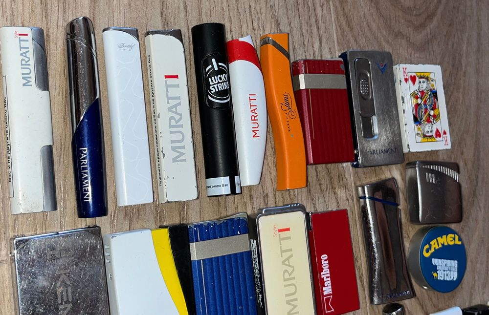 Метални рекламни запалки незаредени по 2 лв