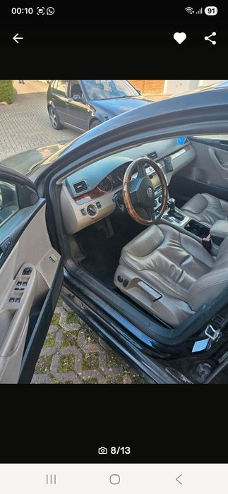 Interior piele  vw passat b6 volan mahon volan Stanga