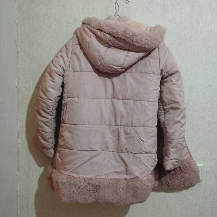 Куртка Зимняя с милым котенком для девочки