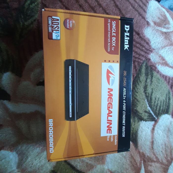 ADSL-роутер модем D-Link DSL-2540U (4 порта)