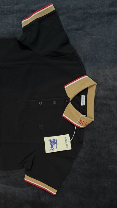 Tricou cu guler Burberry ( dsquared , gucci )