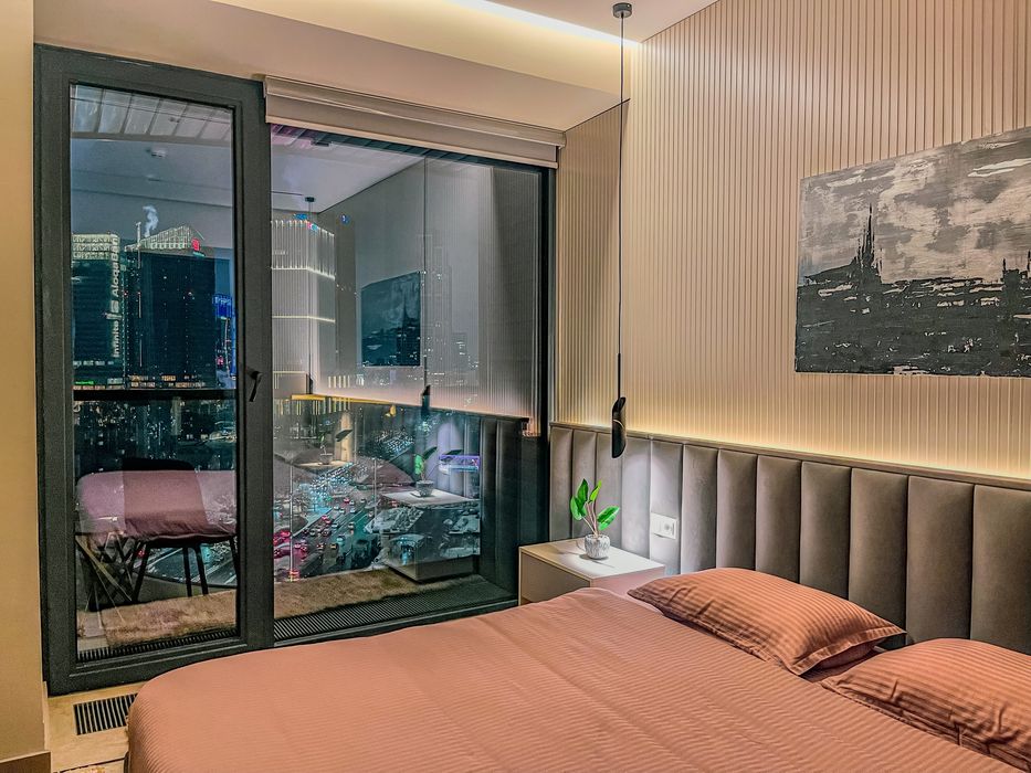 Akash Apartments — суточная студия с видом на Tashkent City