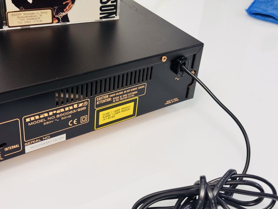 CD-player de fidelitate MARANTZ CD-63MKII,KI Signature,telecomandă