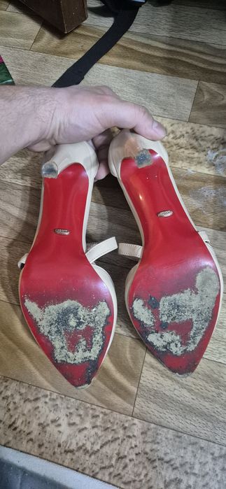 Туфли бежевые лето