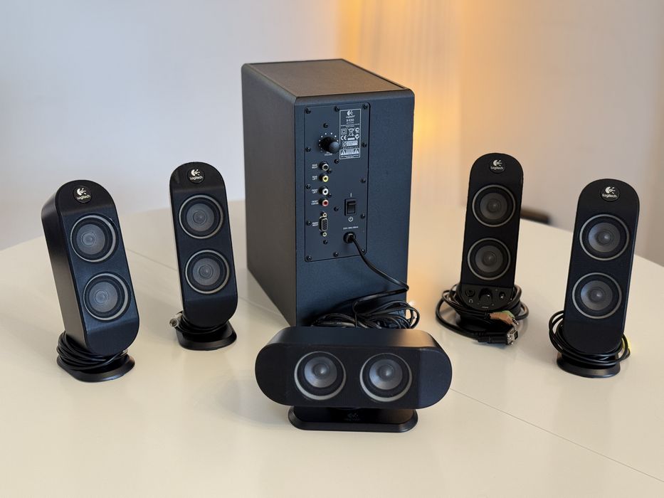 Sistem audio Logitech X-530 5.1 Surround – Subwoofer + 5 sateliți