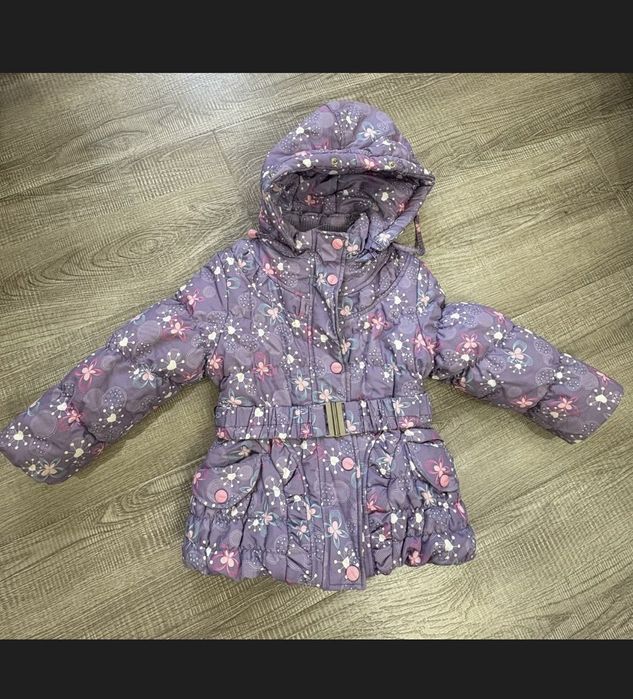Куртка зимняя на девочку. возраст 2-3 года