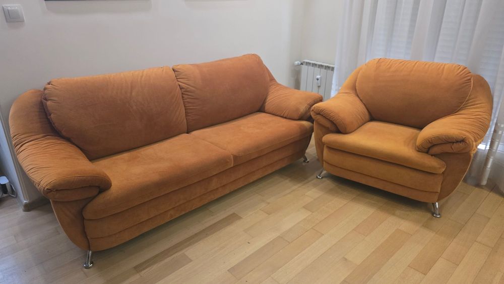 Диван и фотьойл - комплект