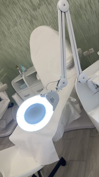 Set 3 lămpi profesionale: LED MIG + lampă birou IKEA + lupă 5 dioptrii