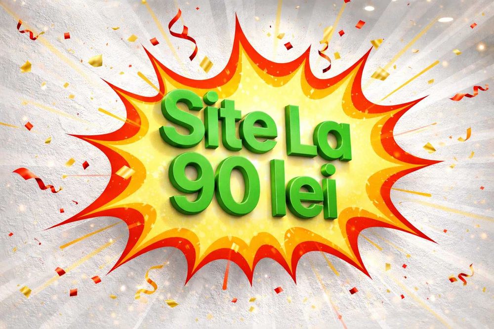 CREARE SITE WEB - 90 LEI/LUNA | All Inclusive!
