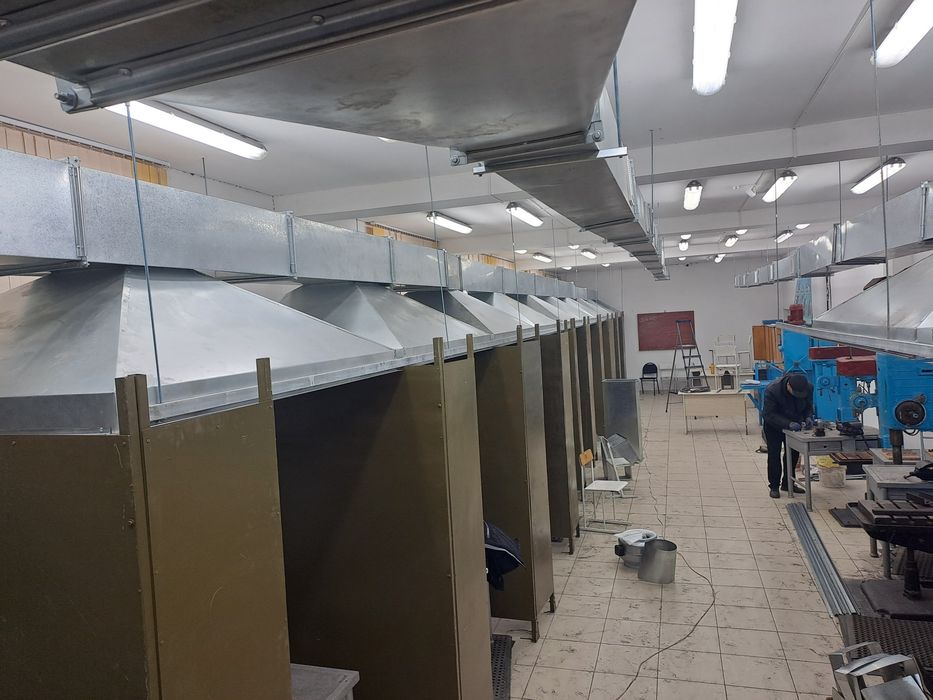 Вентиляция, Жестяные работы.