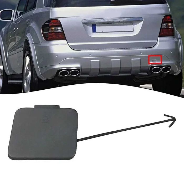 Капачка задна броня за кука теглич Mercedes ML W164 2005-2009 AMG