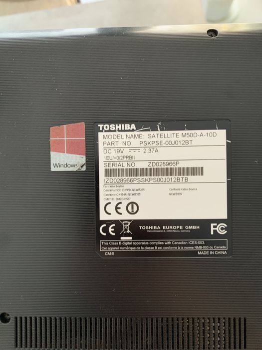 Toshiba Sattelite за части