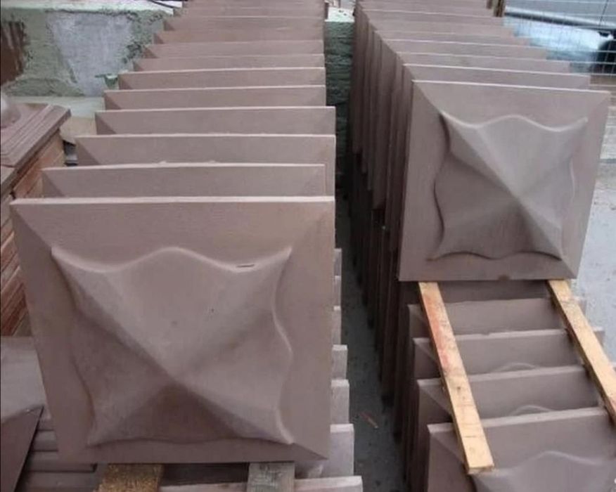 Рваный заборный, колотый