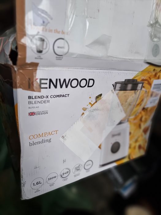 Blender Kenwood Blend-X Compact BLP302WH, Putere 450 W, 1.6 l, 2 vitez
