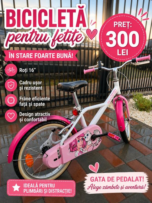 Bicicleta fete B'twin