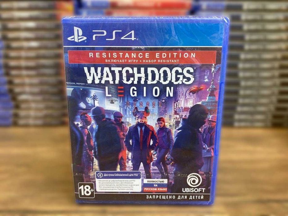 Новый Watch Dogs Legion Resistance Edition/Набор Coпротивление PS4/PS5