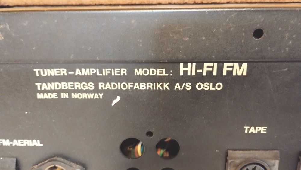 amplituner Tandberg hifi fm amplificator