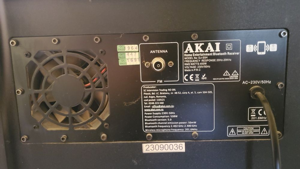 Boxa/system  Akai