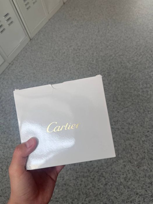 Часы Cartier Santos blue dial