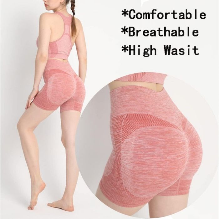 Йога клин с висока талия и повдигащ ефект