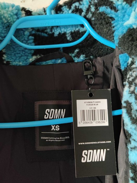 Поларено яке, Sidemen Camo Fleece, чисто ново XS