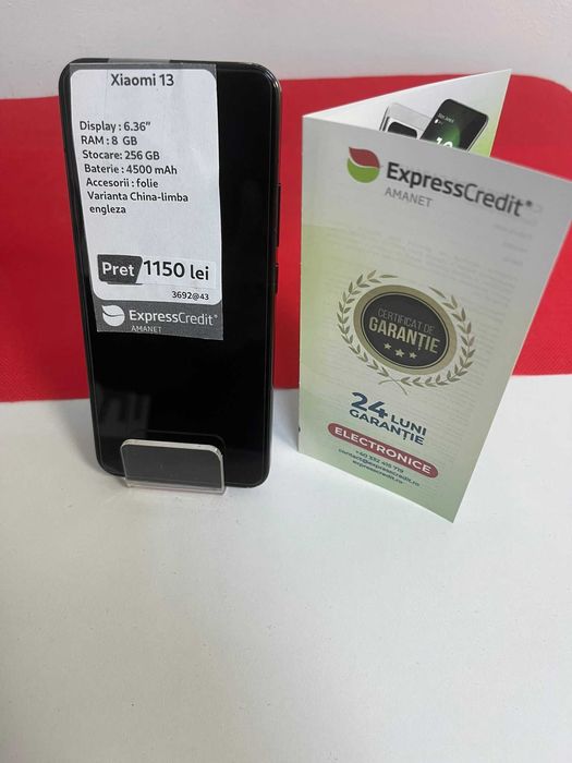 (Ag43) Xiaomi 13 8GB 256GB B3692 2 Ani Garantie!