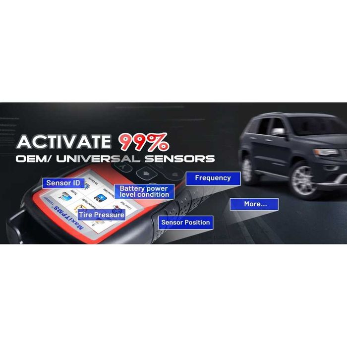 Уред за програмиране на TPMS Датчици Autel MaxiTPMS TS508WF