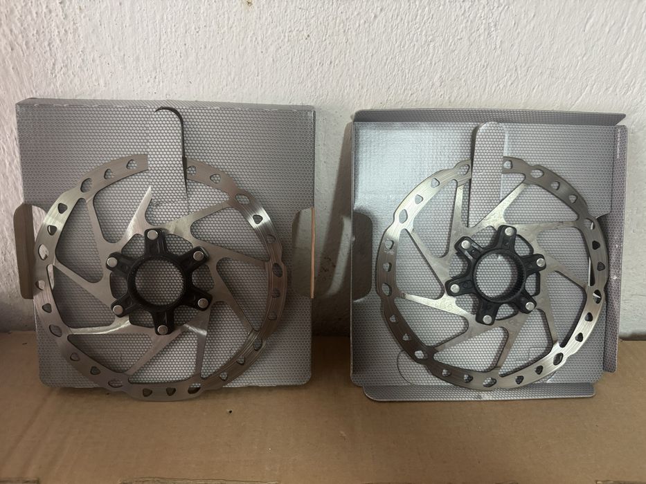 Комплект предна и задна дискови хидравлични спирачки shimano mt-500